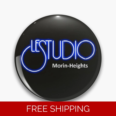 Le Studio Pin A Black Original logo White & Blue MH